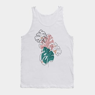 Monstera leaves Tank Top